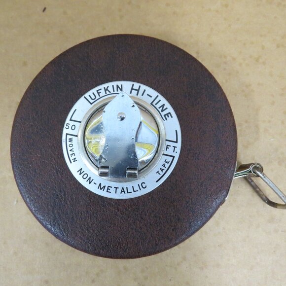 Lufkin Hi-Line Non Metallic Woven Tape 50ft Tape Measure Construction Carpentry - Picture 1 of 9